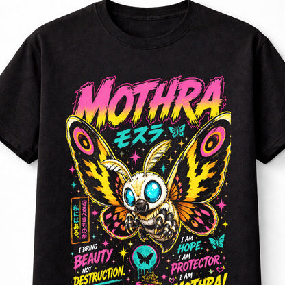 Mothra Japanese Kaiju Monster Retro Anime Graphic Unisex T-Shirt