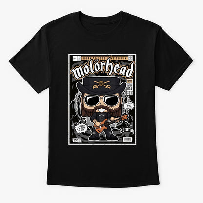Motörhead “Lemmy Edition” Unisex T-Shirt – Heavy Metal Band Comic Style Graphic Tee