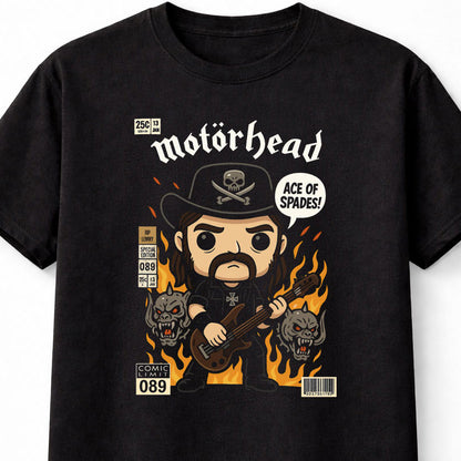 Motörhead Lemmy Ace of Spades Comic Special Edition Adults & Kids Unisex T-Shirt