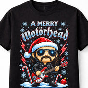 Motörhead Merry Christmas Heavy Metal Santa Bass Festive Unisex T-Shirt