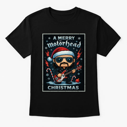 Motörhead Merry Christmas Rock Legend Unisex Christmas T-Shirt or Hoodie