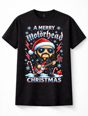 Motörhead Merry Christmas Heavy Metal Santa Bass Festive Unisex T-Shirt