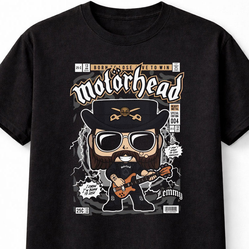 Motörhead Born to Lose Lemmy Kilmister Heavy Metal Comic Special Edition Adults & Kids Unisex T-Shirt