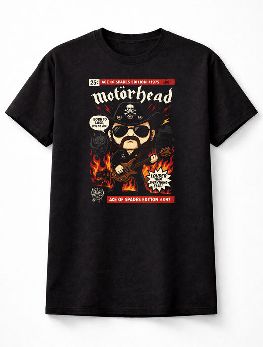 Motörhead Ace of Spades Lemmy Born to Lose Live to Win Adults & Kids Unisex T-Shirt