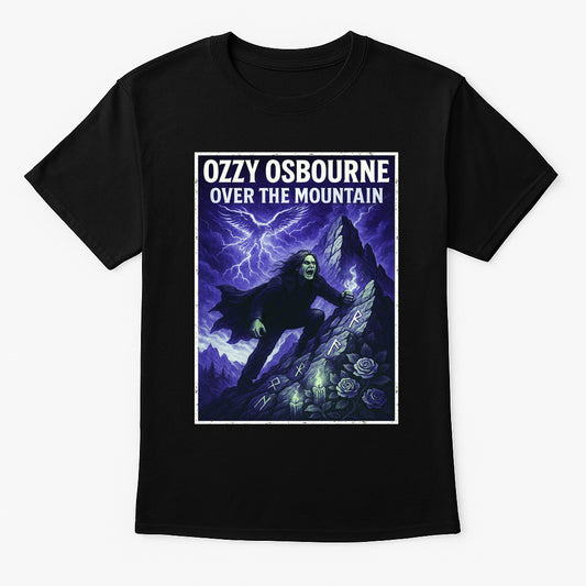 Ozzy Osbourne Over the Mountain Unisex T-Shirt Classic Heavy Metal Tee