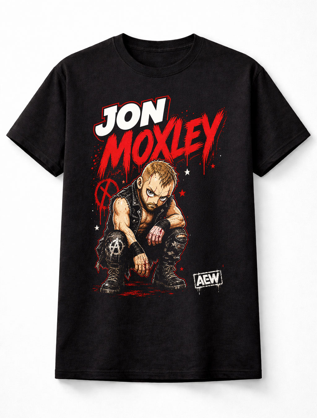 Jon Moxley AEW Wrestling Death Rider Brawler Unisex T-Shirt