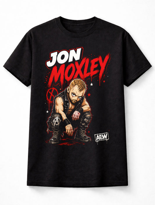 Jon Moxley AEW Wrestling Death Rider Brawler Unisex T-Shirt