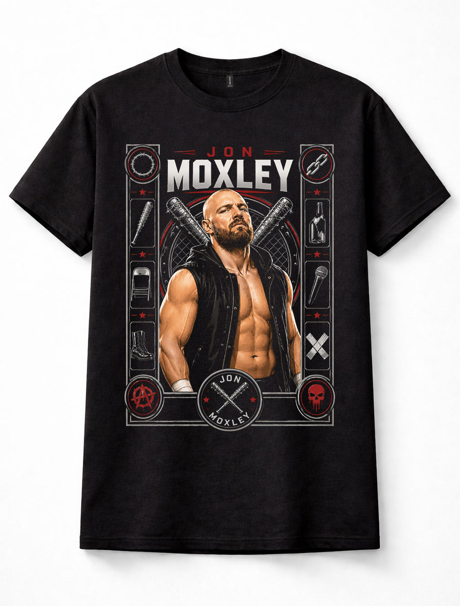 Jon Moxley AEW Wrestling Hardcore Death Rider Champion Unisex T-Shirt