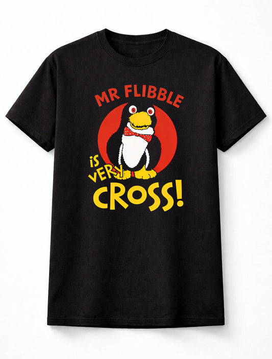 Red Dwarf Mr Flibble Is Very Cross T-Shirt Funny Penguin Graphic Tee Rimmer Humor Adults & Kids Unisex T-Shirt