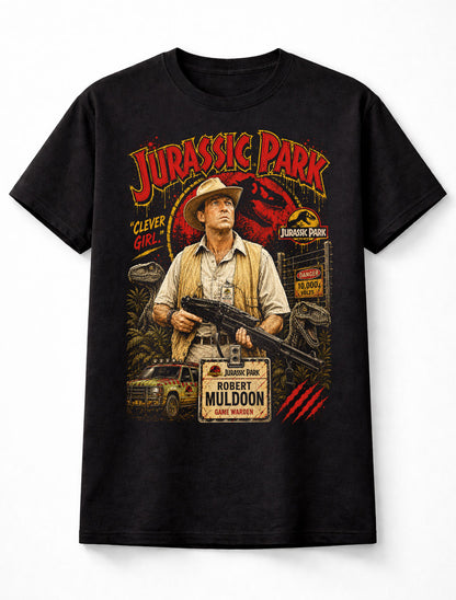 Jurassic Park Robert Muldoon Game Warden Dinosaur Movie Unisex T-Shirt