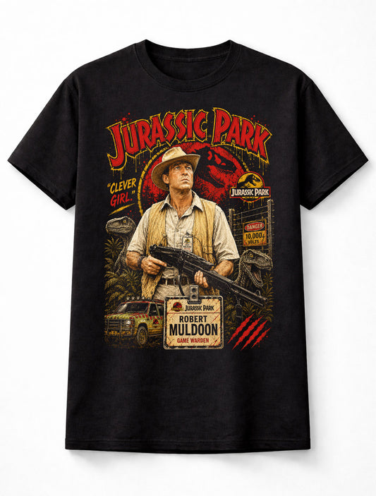 Jurassic Park Robert Muldoon Game Warden Dinosaur Movie Unisex T-Shirt