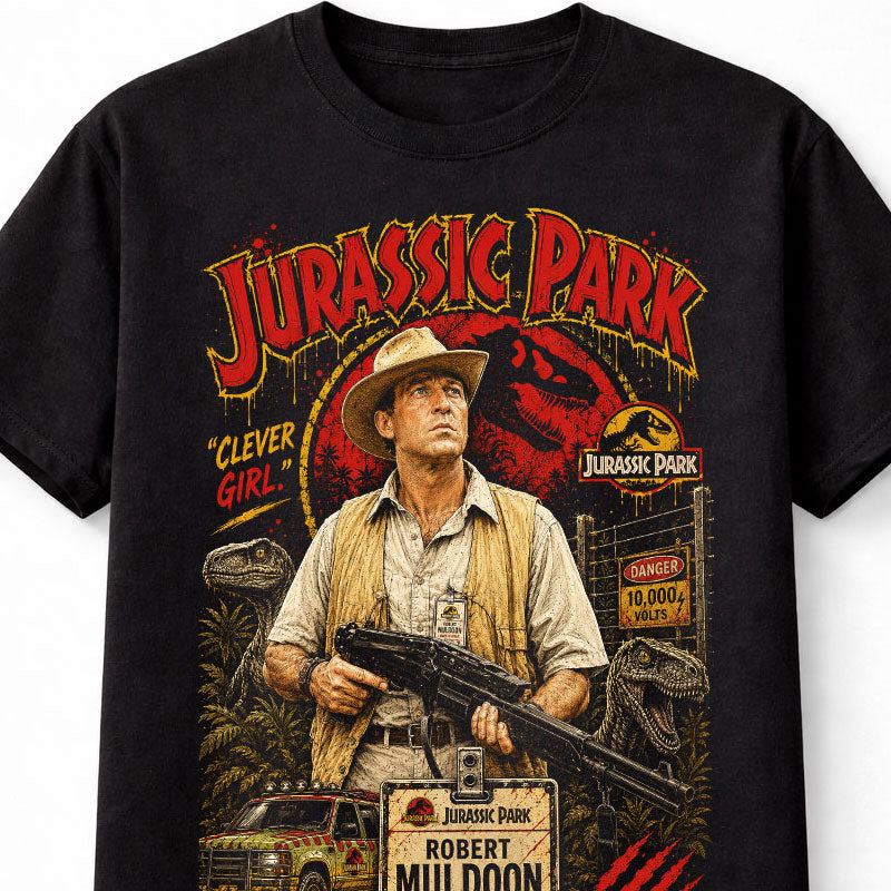Jurassic Park Robert Muldoon Game Warden Dinosaur Movie Unisex T-Shirt