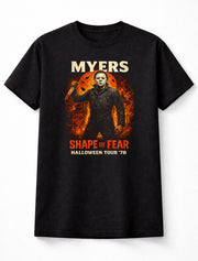 Michael Myers Shape of Fear Halloween Tour 78 Horror Movie Adults Unisex T-Shirt