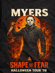 Michael Myers Shape of Fear Halloween Tour 78 Horror Movie Adults Unisex T-Shirt