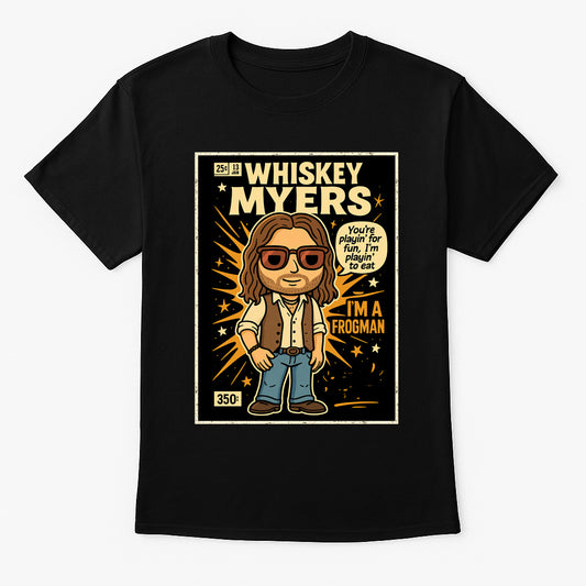 Whiskey Myers Frogman Southern Rock Funko Pop Style Unisex T-Shirt