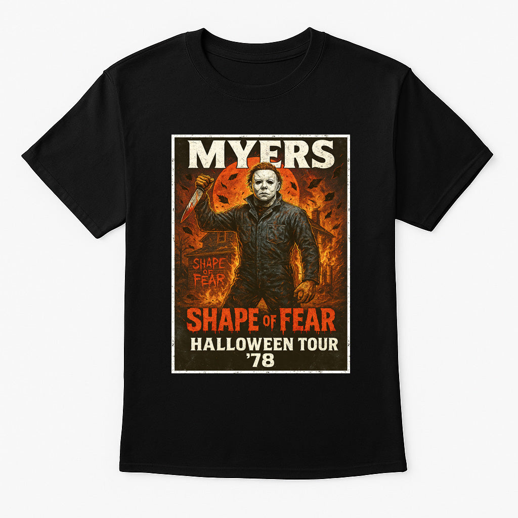Halloween Michael Myers The Shape of Fear Halloween 1978 Horror Movie Adults & Kids Unisex T-Shirt