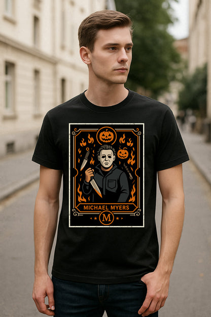 Michael Myers Retro Horror Unisex T-Shirt Halloween Movie Graphic Tee