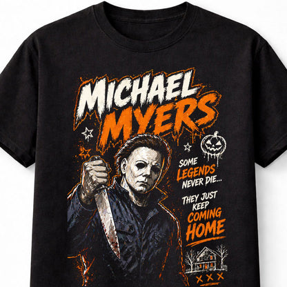 Michael Myers Halloween Horror Slasher Movie Graphic Tee Unisex Adults & Kids T-Shirt