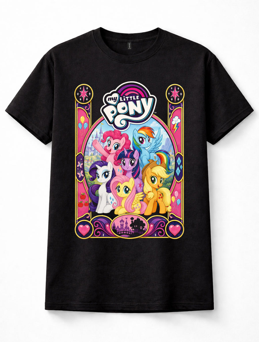 My Little Pony Twilight Sparkle Rainbow Dash Pinkie Pie Cartoon Unisex T-Shirt