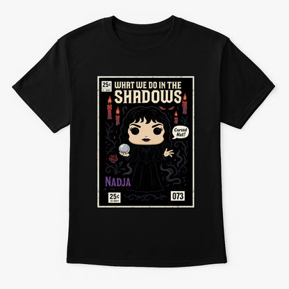 What We Do in the Shadows The Cursed Nadja Unisex Comic T-Shirt – Vampire Witch Gothic Humor