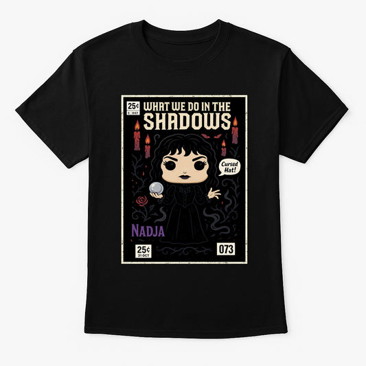 What We Do in the Shadows Nadja the Vampire Cursed Hat Comedy Horror TV Series Adults & Kids Unisex T-Shirt
