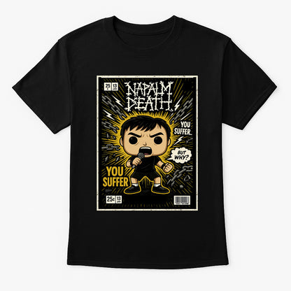 Napalm Death Grindcore Metal Funko Pop Style Unisex T-Shirt