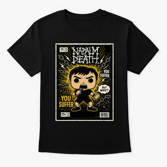 Napalm Death Grindcore Metal Funko Pop Style Unisex T-Shirt
