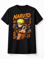 Naruto Uzumaki Anime Ninja Hokage Shippuden Graphic Adults & Kids Unisex T-Shirt