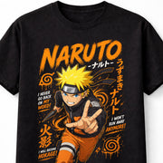 Naruto Uzumaki Anime Ninja Hokage Shippuden Graphic Adults & Kids Unisex T-Shirt