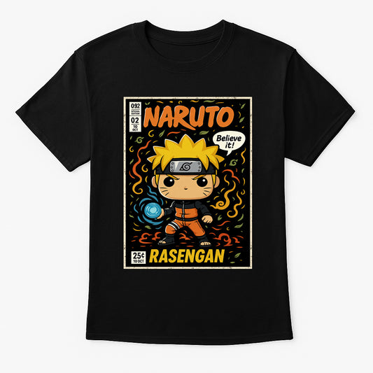 Naruto Uzumaki Rasengan Believe It Anime Adults & Kids Unisex T-Shirt