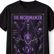 Necromancer VHS Horror Occult Skeleton Gothic Black Unisex T-Shirt