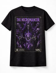 Necromancer VHS Horror Occult Skeleton Gothic Black Unisex T-Shirt