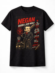 Negan The Walking Dead Savior Villain Graphic Tee Zombie TV Series Shirt Unisex Adults & Kids T-Shirt