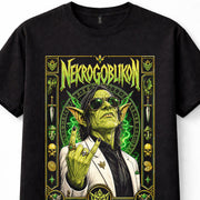 Necrogoblikon Goblin Heavy Metal Rock Band Fantasy Black Unisex T-Shirt