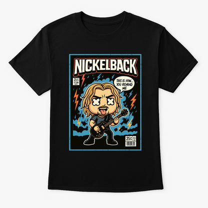 Nickelback Rockstar Post Grunge Funko Pop Style Unisex T-Shirt
