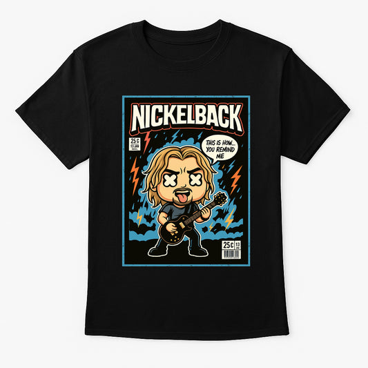 Nickelback Rockstar Post Grunge Funko Pop Style Unisex T-Shirt