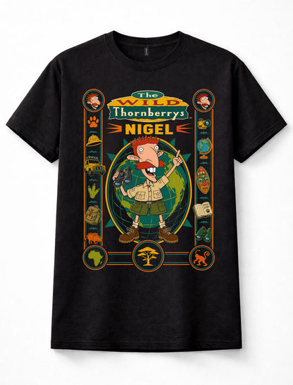 The Wild Thornberrys Nigel Explorer Cartoon TV Show Graphic Unisex T-Shirt