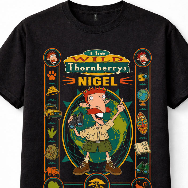 The Wild Thornberrys Nigel Explorer Cartoon TV Show Graphic Unisex T-Shirt