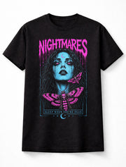 Nightmares Gothic Horror Moth Dark Fantasy Skull Unisex T-Shirt