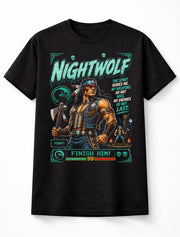 Mortal Kombat Nightwolf Retro Arcade Gaming Graphic Unisex T-Shirt