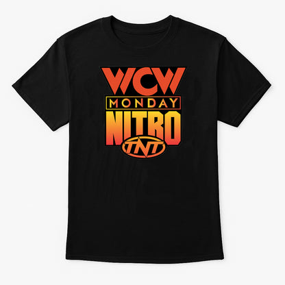 WCW Monday Nitro Retro Logo Wrestling T-Shirt — TNT Classic Edition