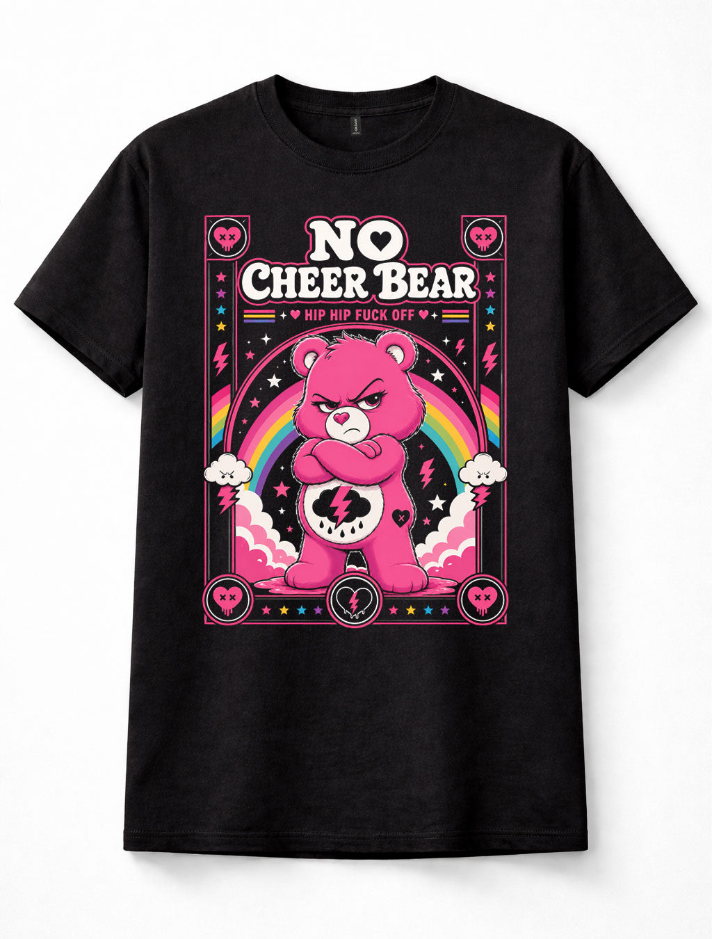 No Cheer Bear Care Bears Funny Adult Slogan Unisex T-Shirt