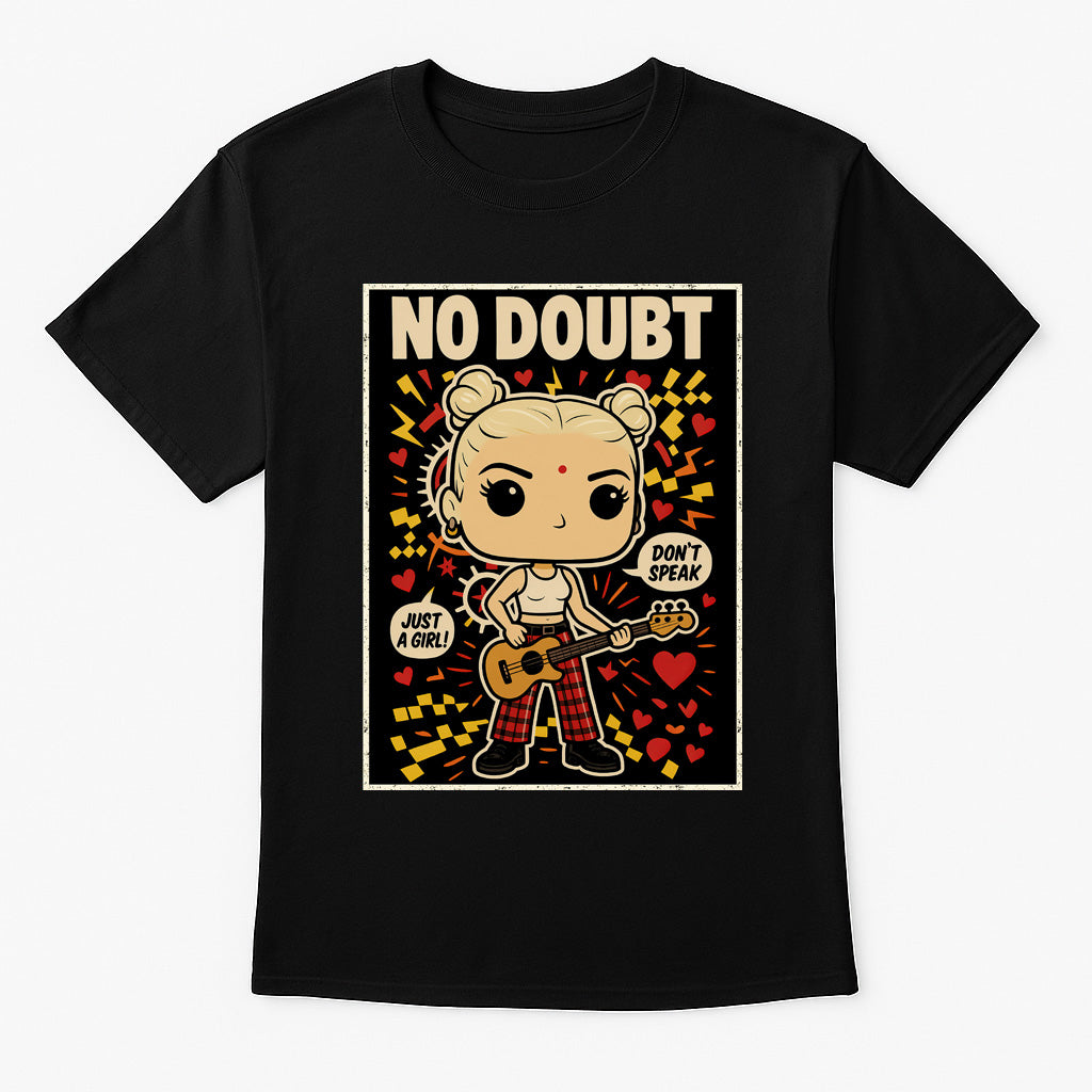 No Doubt Dont Speak 90s Pop Rock Funko Pop Style Unisex T-Shirt