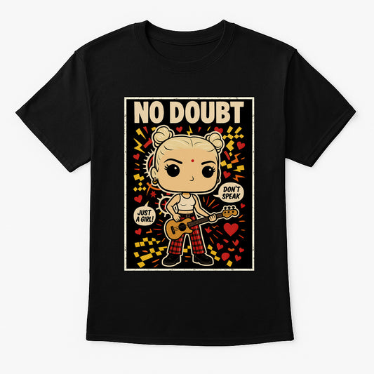 No Doubt Dont Speak 90s Pop Rock Funko Pop Style Unisex T-Shirt