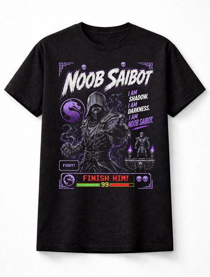 Mortal Kombat Noob Saibot Retro Arcade Fighter Unisex T-Shirt