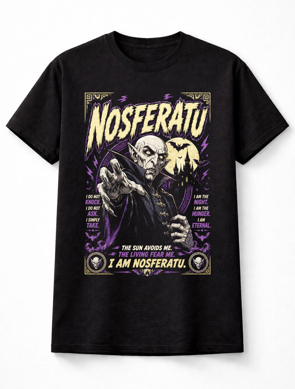 Nosferatu Vampire Gothic Horror Classic Monster Graphic Unisex T-Shirt