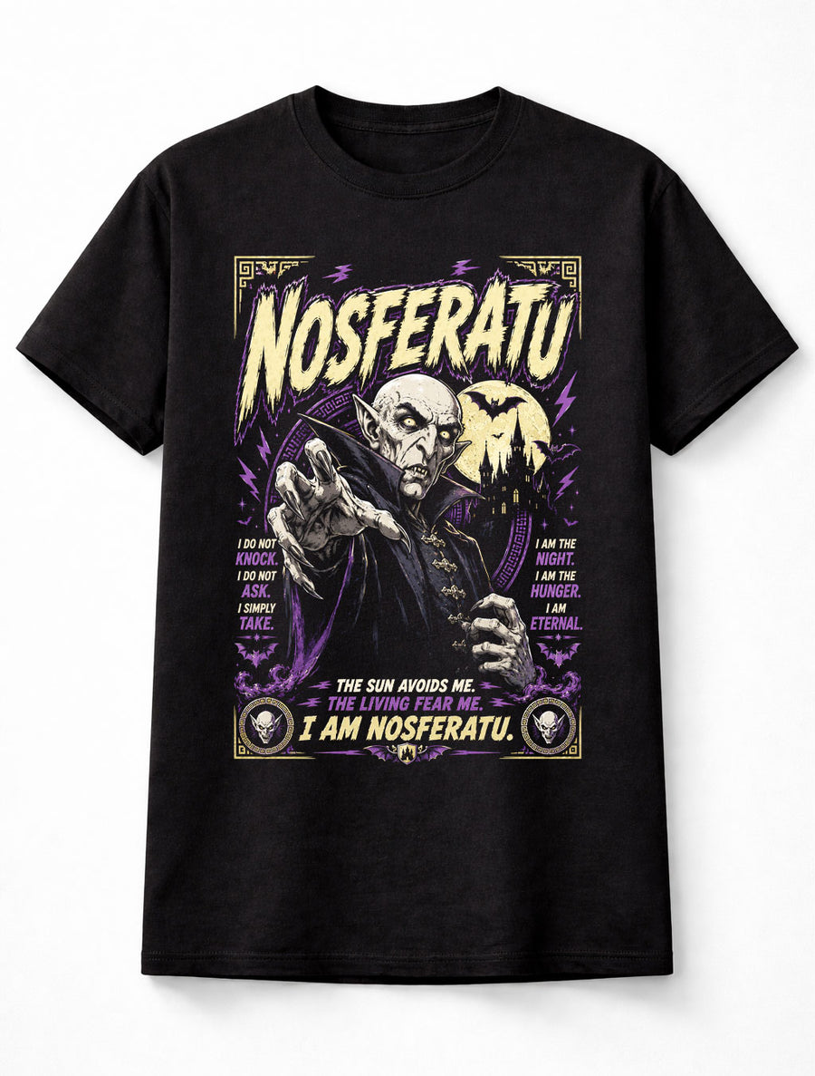 Nosferatu Vampire Gothic Horror Classic Monster Graphic Unisex T-Shirt