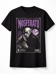 Nosferatu Vampire Gothic Creature Vintage Horror VHS Unisex T-Shirt