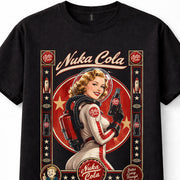 Fallout Nuka Cola Pin-Up Retro Wasteland Gamer Unisex T-Shirt