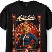 Fallout Nuka Cola Vault Girl Retro Wasteland Gamer Unisex T-Shirt